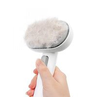 HKM-6538941 One-Button Cat Hair Comb Cleaner in White