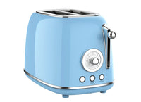 HKM-653907 Retro 2-Slice Toaster, Customizable Colour Options for Breakfast Preparation