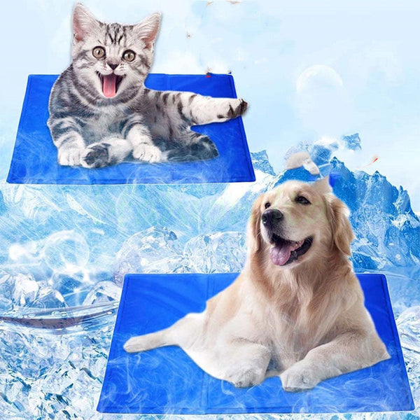 HKM-6539197 Cooling Gel Pet Mat for Dogs and Cats - Soft, Waterproof Summer Pad in Multiple Sizes