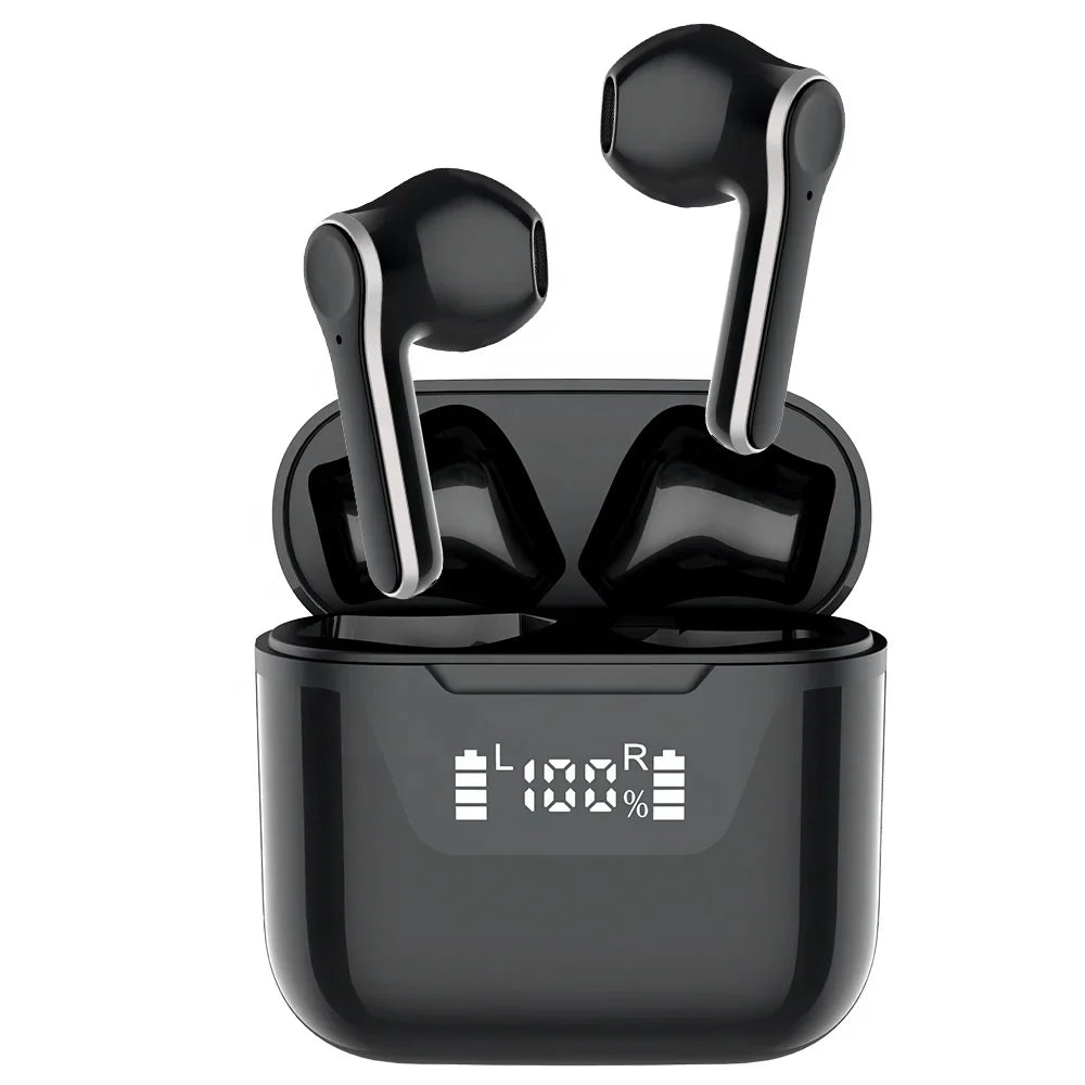 HKM-654163 Wireless Earbuds with LED Battery Display - Bluetooth Earphones for Clear Sound and Comfort