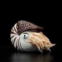 HKM-654227 Simulation Pearl Nautilus Plush Doll for Kids - 20 cm Soft Toy for Comfort and Tactile Development