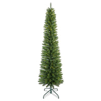 HKM-654291 PVC Pencil Christmas Tree - 5FT, 6FT, 7FT Options in Green with Multiple Tips