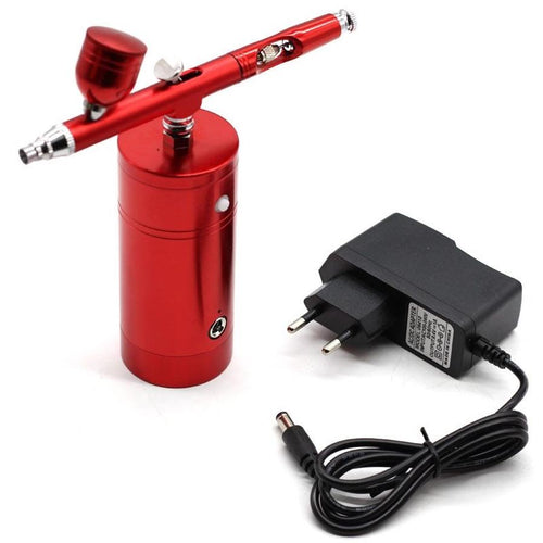 HKM-654483 Mini Non-Oil Airbrush Compressor Kit for Model Making, Cake Decorating, and Nail Art