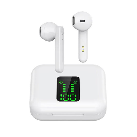 HKM-654483 Wireless Semi-In-Ear Bluetooth Headphones with 3-Hour Playback Time and Quick Charging