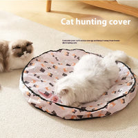 HKM-6544957 Self-Hi Cat Hunting Cover ¨C 70CM Cloth Pet Toy for Engaging Feline Play