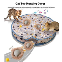 HKM-6544957 Self-Hi Cat Hunting Cover ¨C 70CM Cloth Pet Toy for Engaging Feline Play