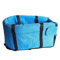 HKM-6545341 Outdoor Pet Kennel for All Seasons - Gray, Blue, and Red Fabric Options