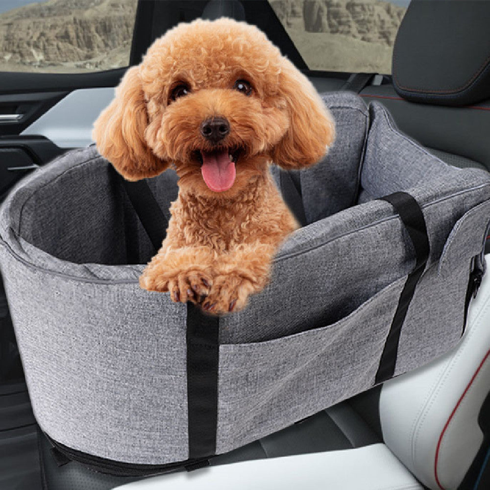 HKM-6545341 Outdoor Pet Kennel for All Seasons - Gray, Blue, and Red Fabric Options