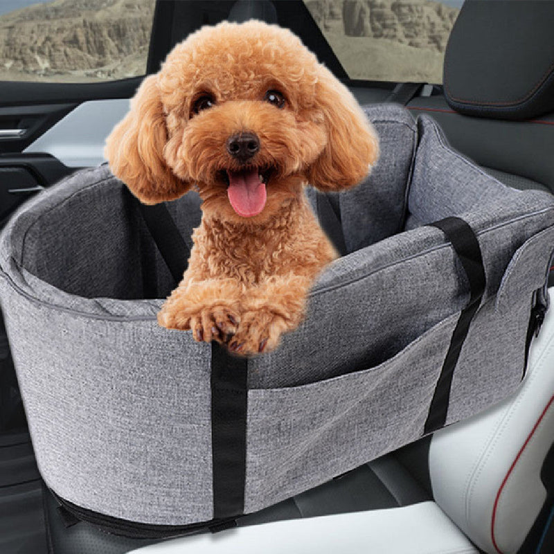 HKM-6545341 Outdoor Pet Kennel for All Seasons - Gray, Blue, and Red Fabric Options