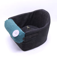 HKM-6547133 Removable and Washable Cloth Pet Car Armrest Box in Green and Black