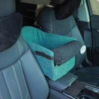 HKM-6547133 Removable and Washable Cloth Pet Car Armrest Box in Green and Black