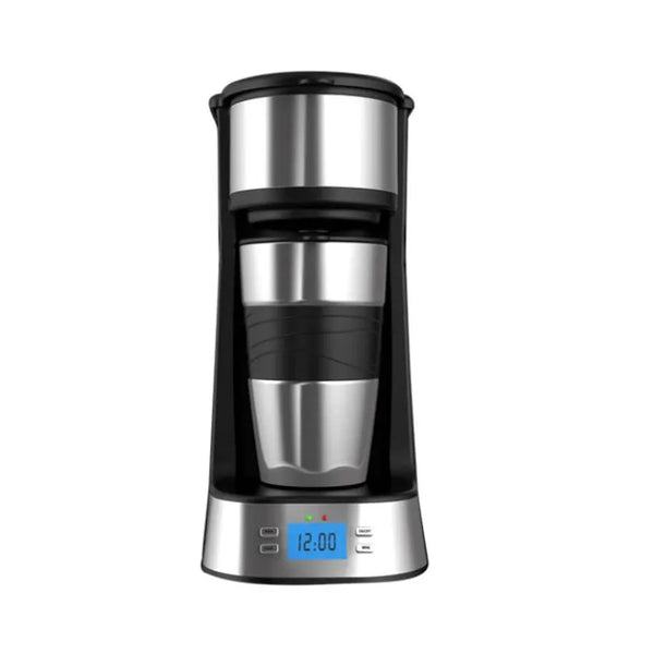 HKM-654739 Automatic Single 24-Hour Programmability Drip Coffee Maker with LCD Screen for Office and Home Use
