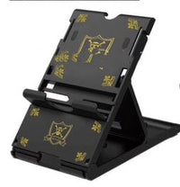 HKM-654867 Adjustable Folding Stand for Nintendo Switch and Mobile Devices with 7 Card Holders - Compact and Durable Design