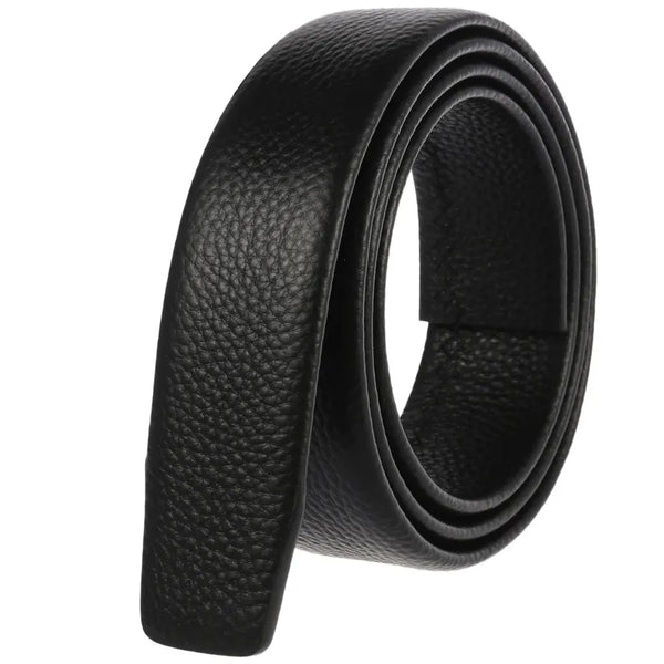 HKM-654867 Men's Cowhide Leather Belt Strip - Durable First Layer Design, Model LY35-3603
