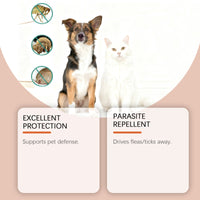 HKM-6548925 Flea and Tick Prevention Support Drops for Dogs and Cats - Natural Ingredients for Safe Protection