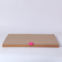 HKM-6549053 Foldable Japanese Milk Nest Cat Scratch Board - Corrugated Paper Chew Toy for Cats