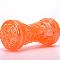 HKM-6549693 TPR Sounding Molar Stick Pet Toy in Peacock Blue & Orange - Small & Large Sizes Available