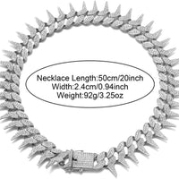 HKM-6551485 Plaid Diamond Pet Neckband Necklace in Gold, Silver, and Rose Gold - Multiple Sizes Available
