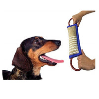 HKM-6553661 Blue Edge Dog Training Bite Stick - Durable Linen, 30cm & 50cm Options