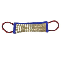 HKM-6553661 Blue Edge Dog Training Bite Stick - Durable Linen, 30cm & 50cm Options