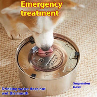 HKM-6554685 Large Capacity Stainless Steel Pet Water Bowl for Dogs and Cats - 1L, 3L, 5.6L Options Available