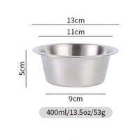 HKM-6554685 Large Capacity Stainless Steel Pet Water Bowl for Dogs and Cats - 1L, 3L, 5.6L Options Available