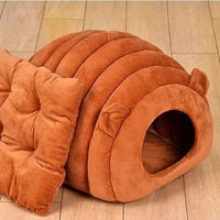 HKM-6556093 Cozy Pet Bed and Basket for Cats and Dogs - 38x42x33cm Size