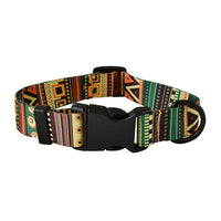 HKM-6556605 Nylon Printed Dog Collar and Leash Set for Puppies ¨C Adjustable Size Options Available
