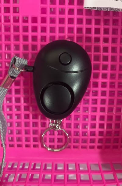 HKM-655827 Personal Security Alarm Keychain with LED Light for Emergency Preparedness