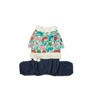 HKM-6558781 Flower Japanese Kimono Pet Apparel in Cotton and Polyester for Small to Extra Large Dogs
