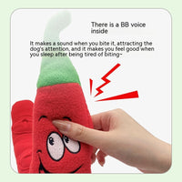 HKM-6559421 Interactive Smell Puzzle Toy for Dogs - Slow Feed Training and Stimulation, Polar Fleece - Red