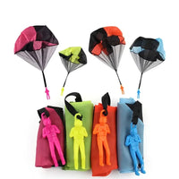 HKM-655955 Mini Plastic Parachute Toy for Kids - Fun Outdoor Activity for Ages 2-4