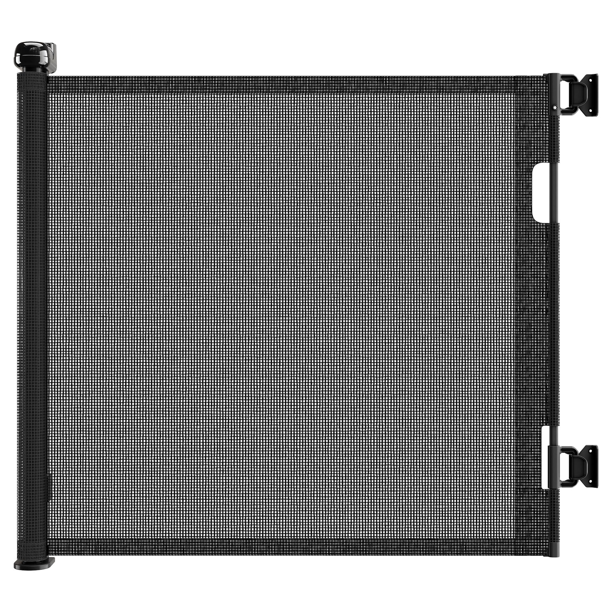 HKM-6560061 Retractable Safety Baby Gate, Mesh Dog Gate for Doorways and Stairs - 55 Inch Wide, 33 Inch Tall, Indoor and Outdoor Use