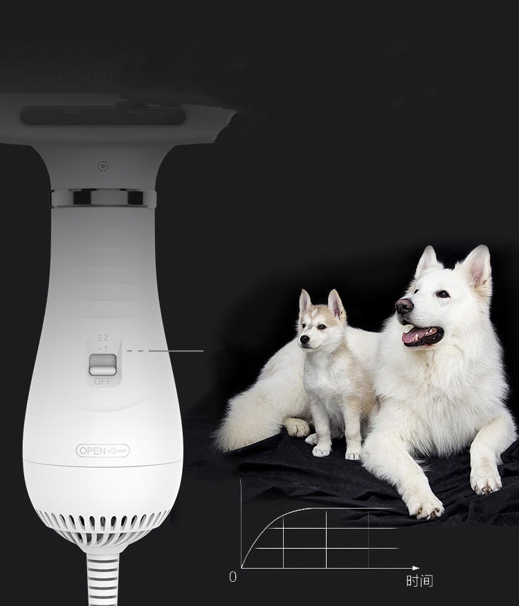 HKM-6560189 Pet Brush Hair Dryer with Adjustable Air Volume for Dogs and Cats - PD-9800