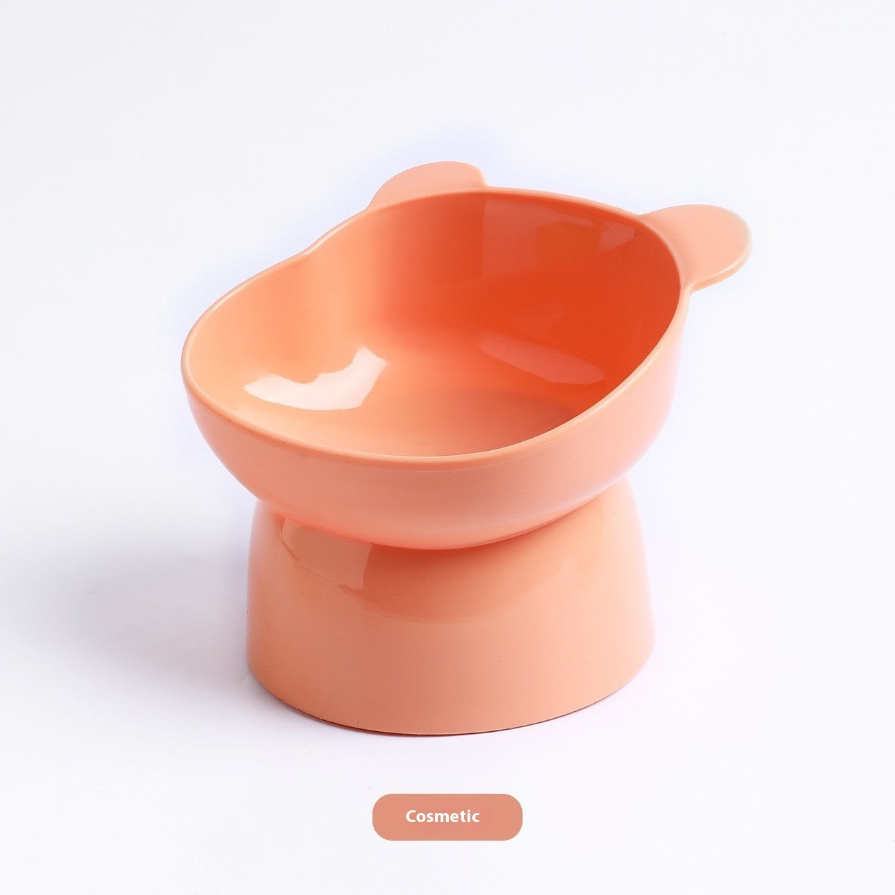 HKM-6560573 Oblique High Foot Anti-Tumble Pet Bowl for Cats and Dogs - Available in Multiple Colors