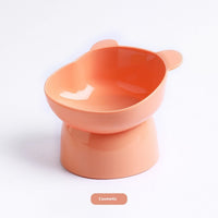 HKM-6560573 Oblique High Foot Anti-Tumble Pet Bowl for Cats and Dogs - Available in Multiple Colors