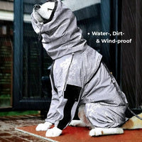 HKM-6560957 Reflective Waterproof Raincoat for Dogs - Available in Multiple Sizes
