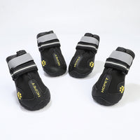 HKM-6561213 Waterproof Dog Shoes for Pets – Durable Cloth Material, Available in Black and Red, Sizes 2 to 8