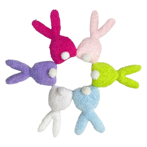 HKM-656147 Easter Bunny Plush Doll - Soft Stuffed Rabbit Toy for Kids, Perfect Holiday Decoration