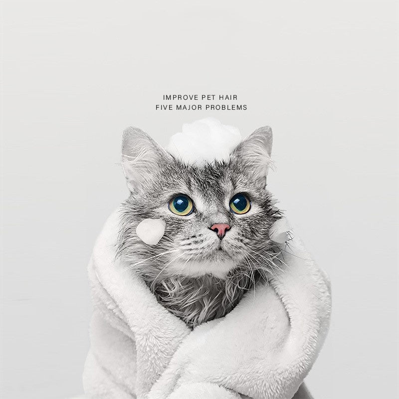 HKM-6562237 Nourishing Cat Bath Lotion & Pet Shampoo for Flea Removal and Deodorizing - 500ml
