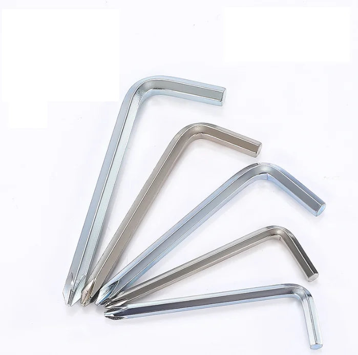 HKM-656339 Steel Hex Key Wrench Set with Nickel Plating - 5mm and 6mm Allen Keys