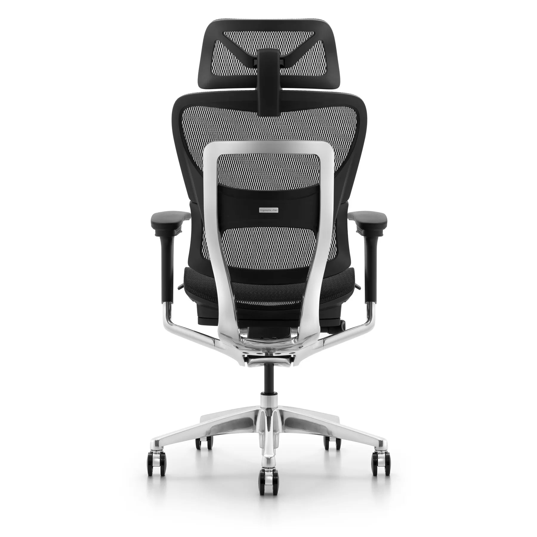 HKM-656403 Luxury Real Leather Ergonomic Office Chair with Recline Function for Managerial Use