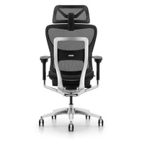 HKM-656403 Luxury Real Leather Ergonomic Office Chair with Recline Function for Managerial Use