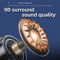 HKM-656467 Low Latency Gaming Earbuds with Mic, Wireless TWS Headset for Bass Audio Sound Positioning, Sports Ready