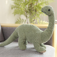 HKM-6565181 Bite-Resistant Plush Dog Toy - Lying Wolf, Elephant, and Lion (28cm)