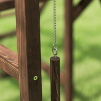 HKM-6565821 Chicken Activity Play Set with Swings, Ladders, and Multi-Level Perches for Enrichment and Exercise