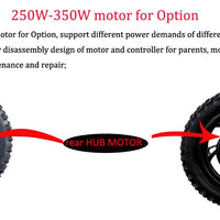 HKM-656723 Electric Balance Bike 16-Inch with 3 Speeds and 250W Motor, Aluminum Frame, Disc Brakes, and Fork Suspension