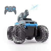 HKM-656723 Remote-Controlled Amphibious Stunt Car with Water Jet Function for Outdoor Play