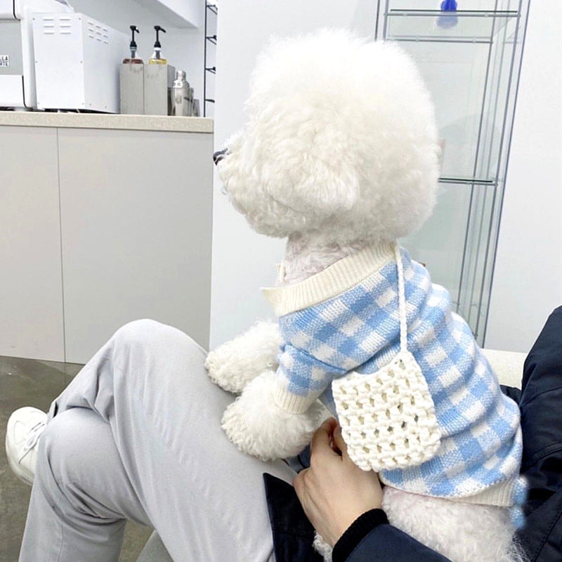 HKM-6568125 Knitted Pet Sweater for Autumn and Winter in Various Colors and Patterns