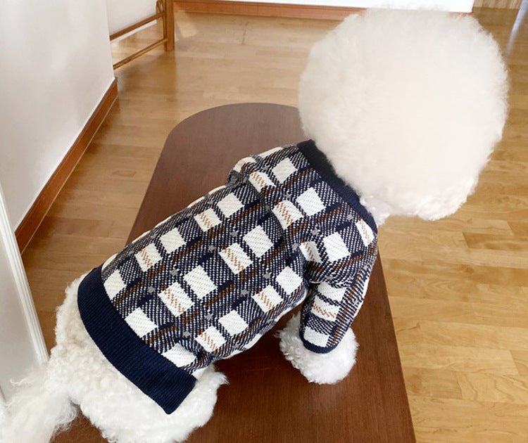 HKM-6568125 Knitted Pet Sweater for Autumn and Winter in Various Colors and Patterns
